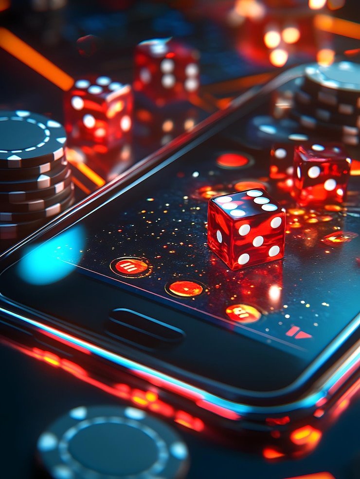 Pemuda menikmati live casino di perangkat mobile di lkd21